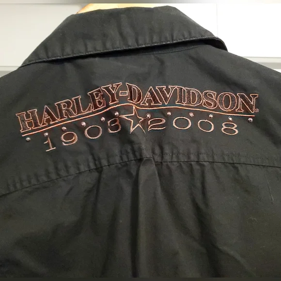 Harley Davidson Sleeveless Shirt Women's - Picture 3 of 6